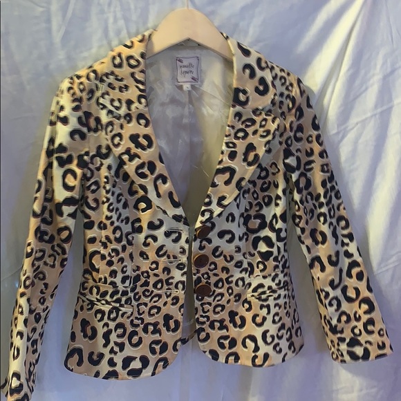 NANETTE LEPORE LEOPARD BLAZER - Picture 3 of 7